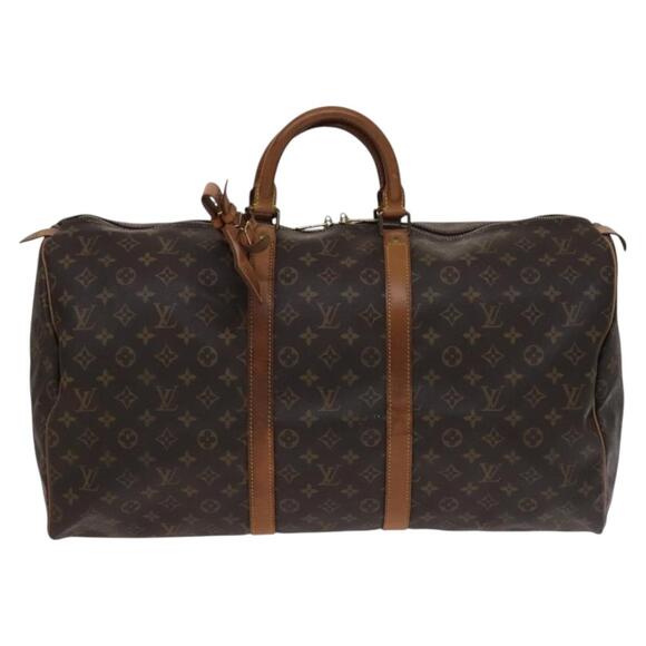 LOUIS VUITTON Monogram Keepall 55 Boston Bag M41424 - Picture 13 of 16